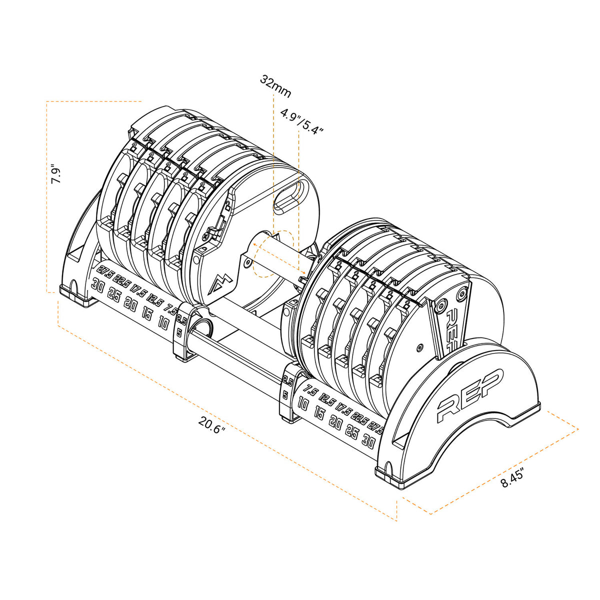 QuickDraw™ Adjustable Dumbbell
