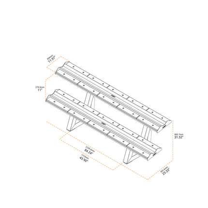 Commercial Dumbbell Rack