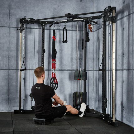 Cable Cross &amp; Lat Pulldown Corner Station