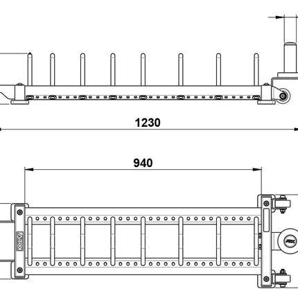 Horizontal Weight Plate Rack
