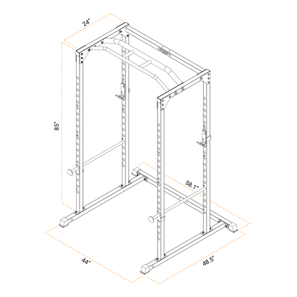 PR-1000 Power Rack（4-Post）
