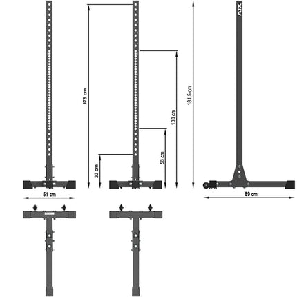 Squat Stands 600 Series
